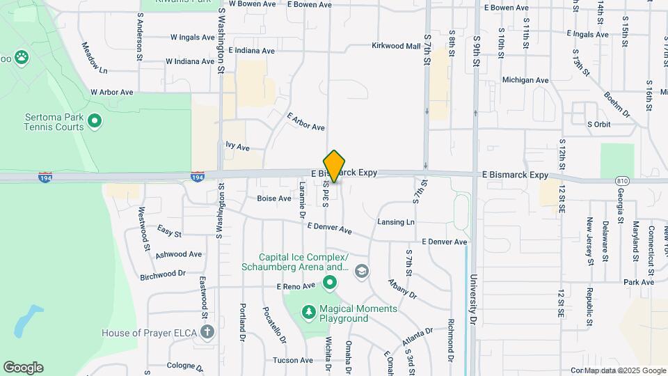 1011 S 3rd St Map and Location Details