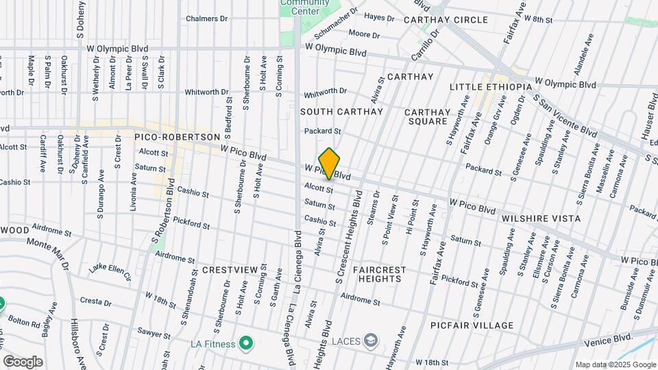 6101 Alcott St Mapa y Detalles de la Ubicación