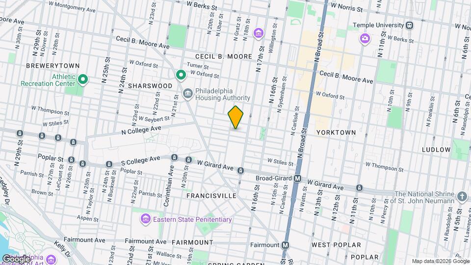 1728 Ingersoll St Map and Location Details