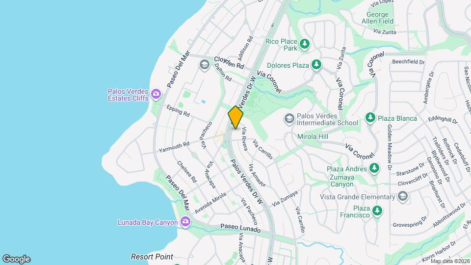 2120 Palos Verdes Dr W Map and Location Details