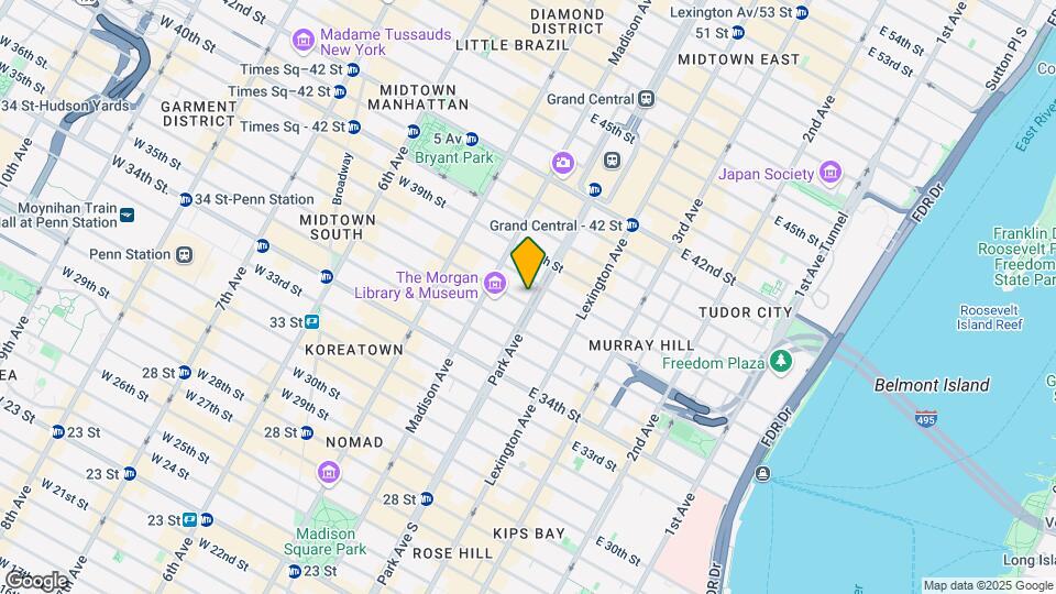 52 Park Ave Map and Location Details