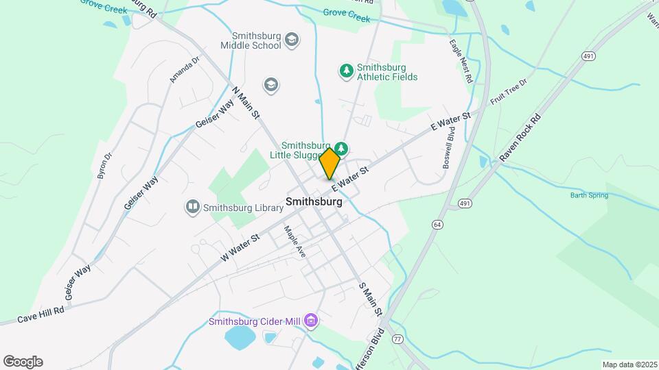 13 E Water St Map and Location Details