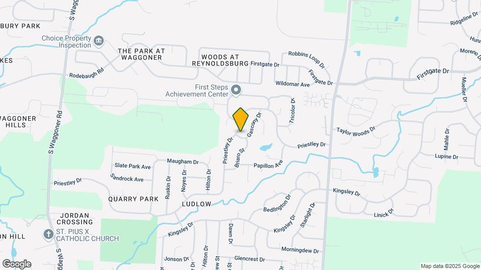 8331 Priestly Drive Map and Location Details