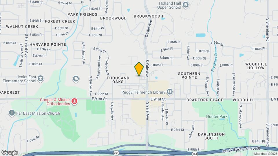 8820 S Winston Ave Map and Location Details