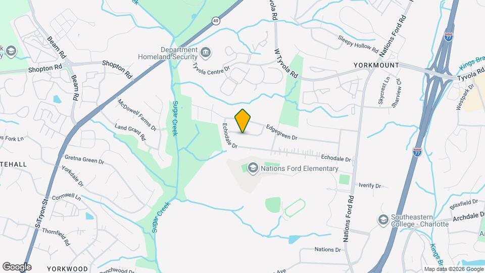 711 Dunbrook Ln Map and Location Details