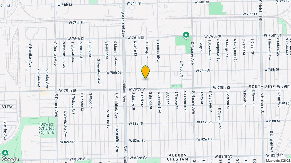 7834 S Bishop St Mapa y Detalles de la Ubicación