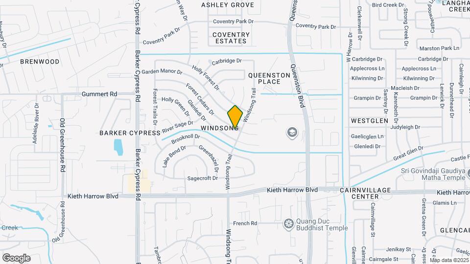 18007 Forest Cedars Dr Map and Location Details