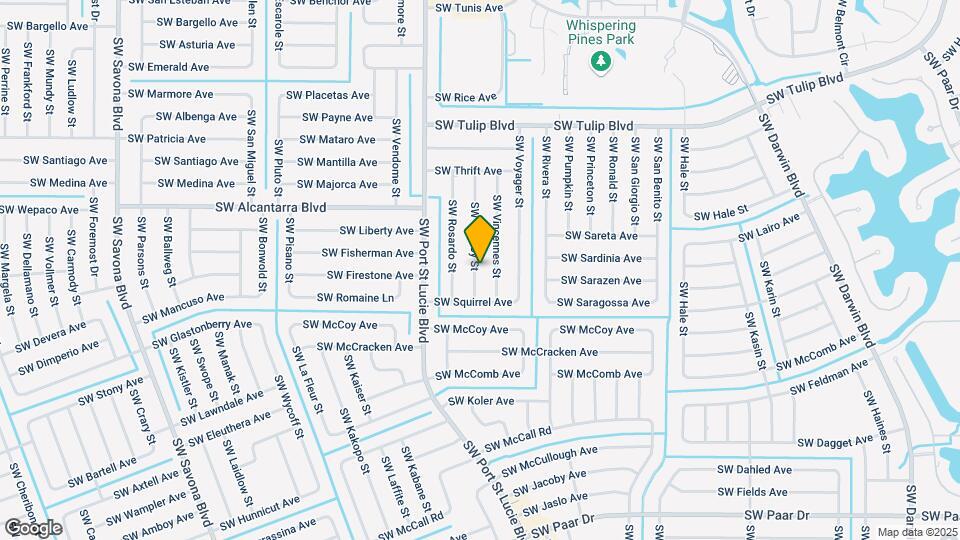 3649 SW Viceroy St Mapa y Detalles de la Ubicación