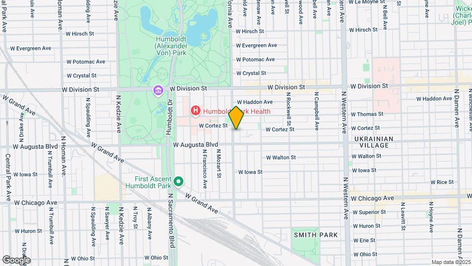 1017 N California Ave Map and Location Details