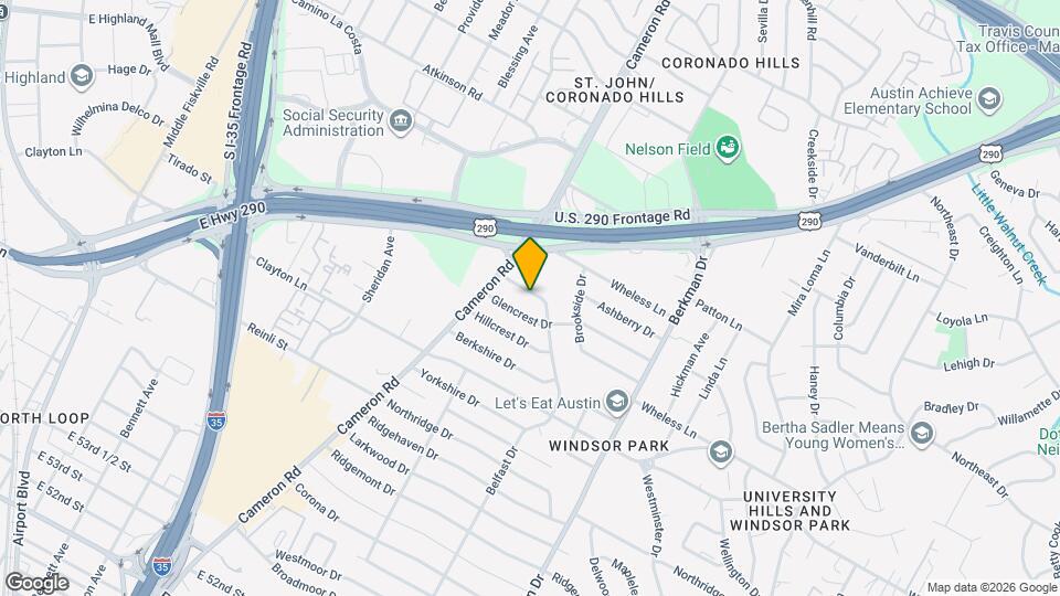 1405 Glenwood Dr Map and Location Details