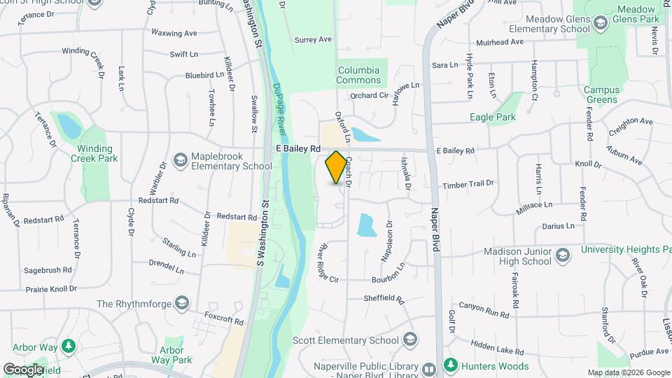 244 E Bailey Rd, Unit F Mapa y Detalles de la Ubicación