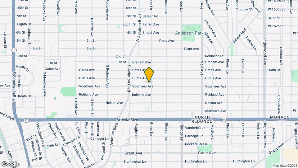 1933 Voorhees Ave Map and Location Details