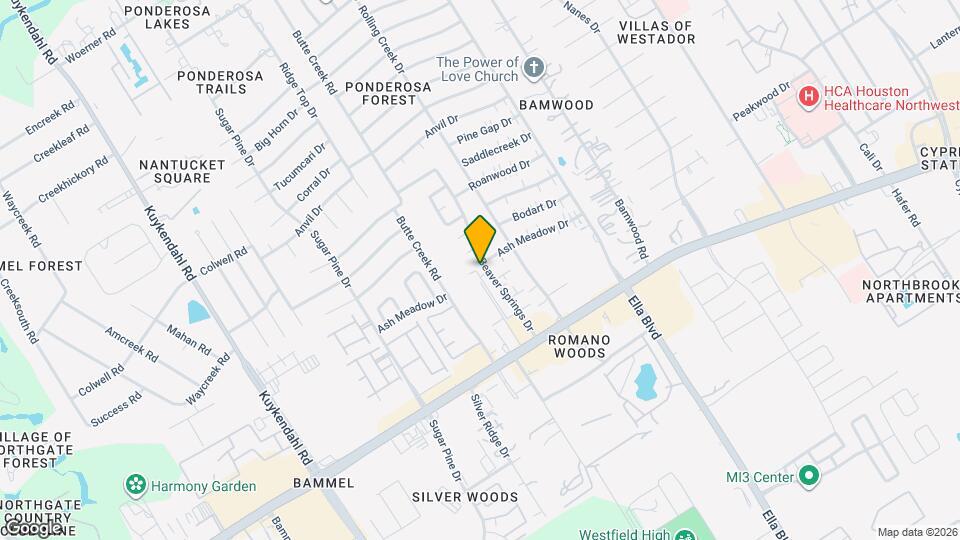 17163 Beaver Springs Dr Map and Location Details