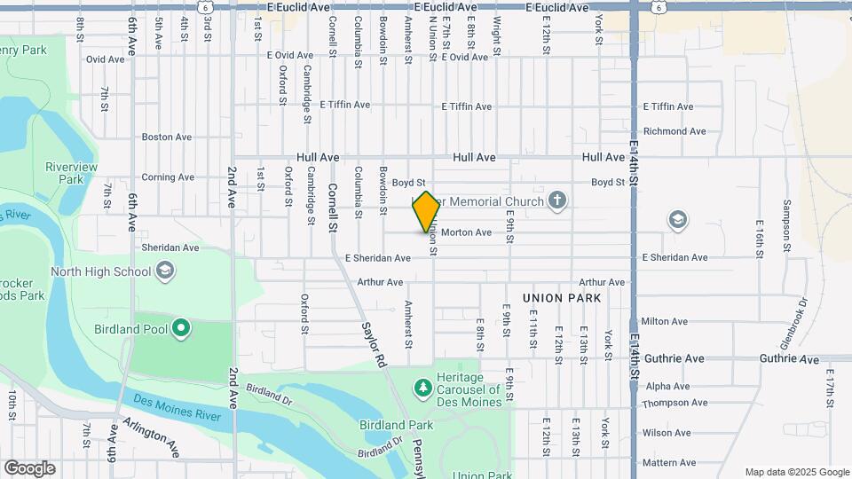 613 Morton Ave Map and Location Details