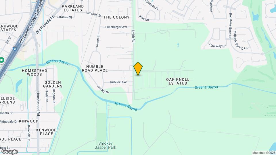 6806 Treefern Dr Map and Location Details