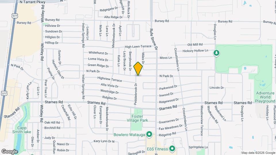 7832 Pebblebrook Dr Map and Location Details