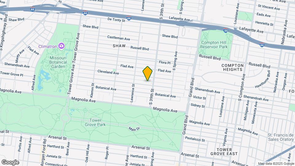 3919 Shenandoah Ave Map and Location Details