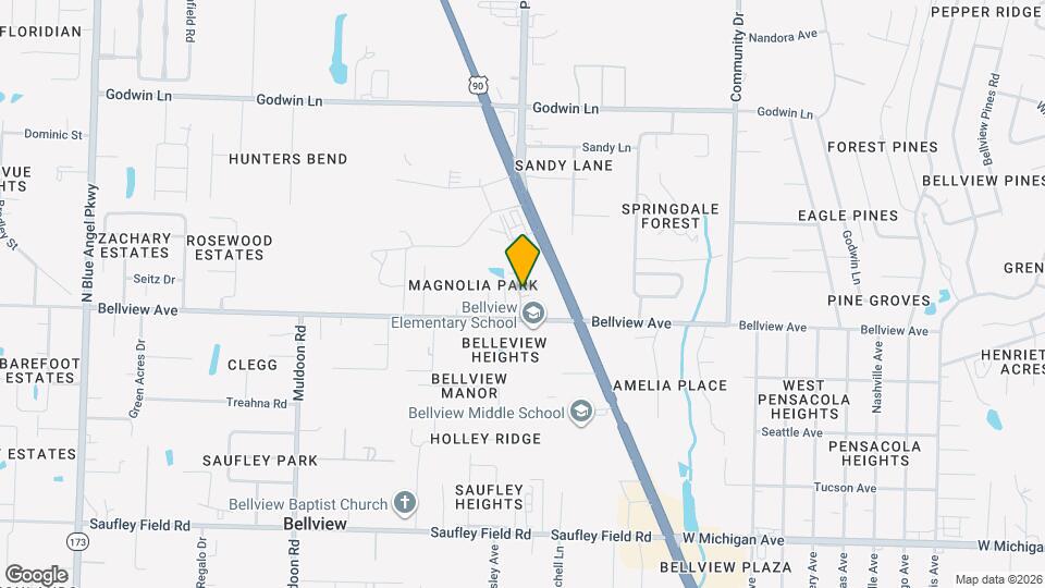 4424 Bellview Ave Map and Location Details