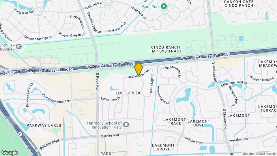 21507 Bedias Creek Dr Map and Location Details