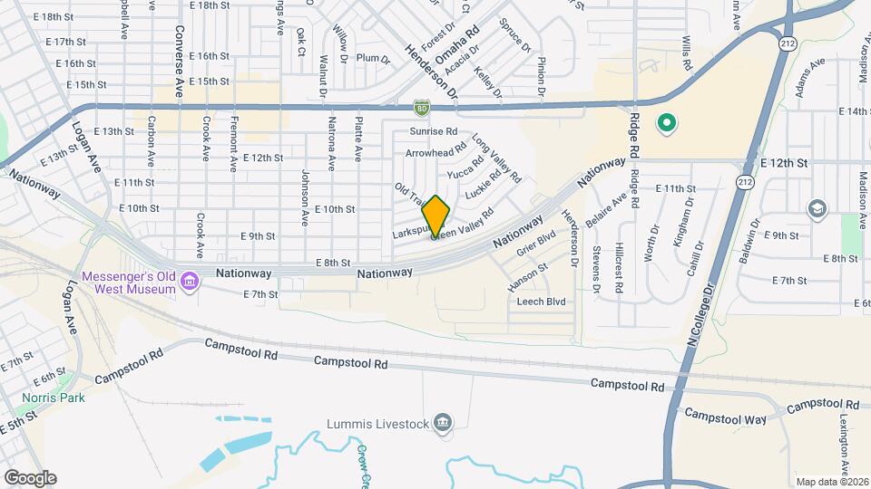 3143 Green Valley Rd Map and Location Details