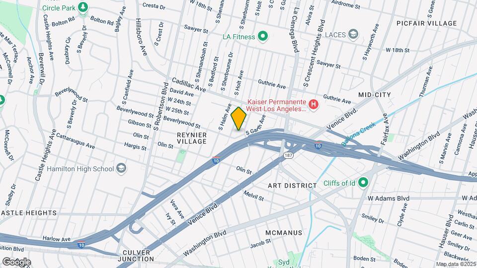 8707 Beverlywood St Map and Location Details