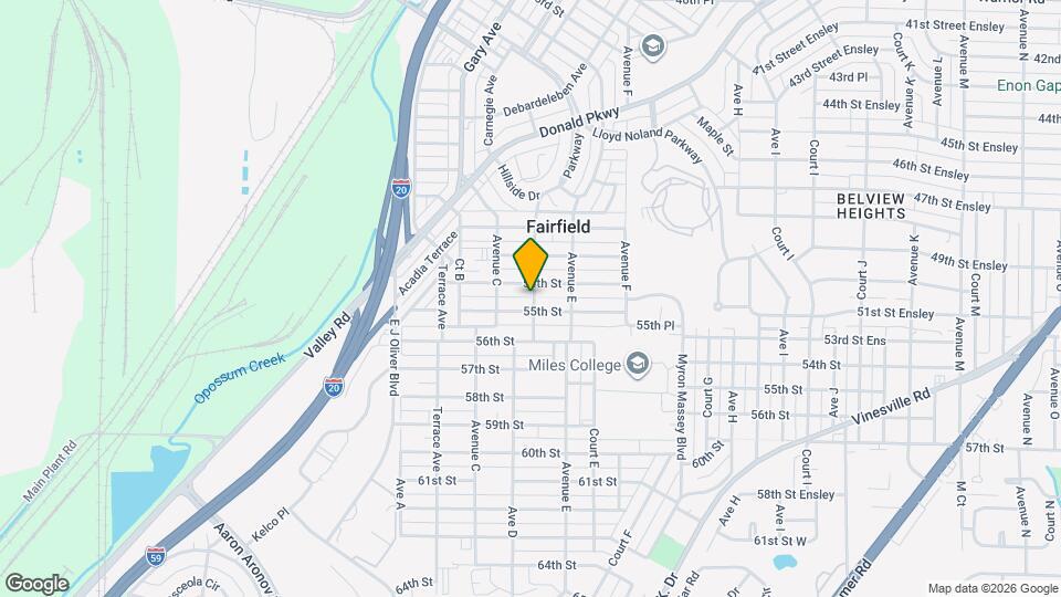 5418 Ave D Map and Location Details