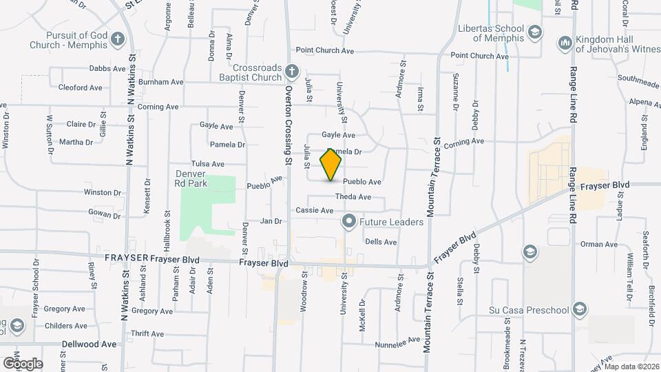 2189 Pueblo Ave Mapa y Detalles de la Ubicación
