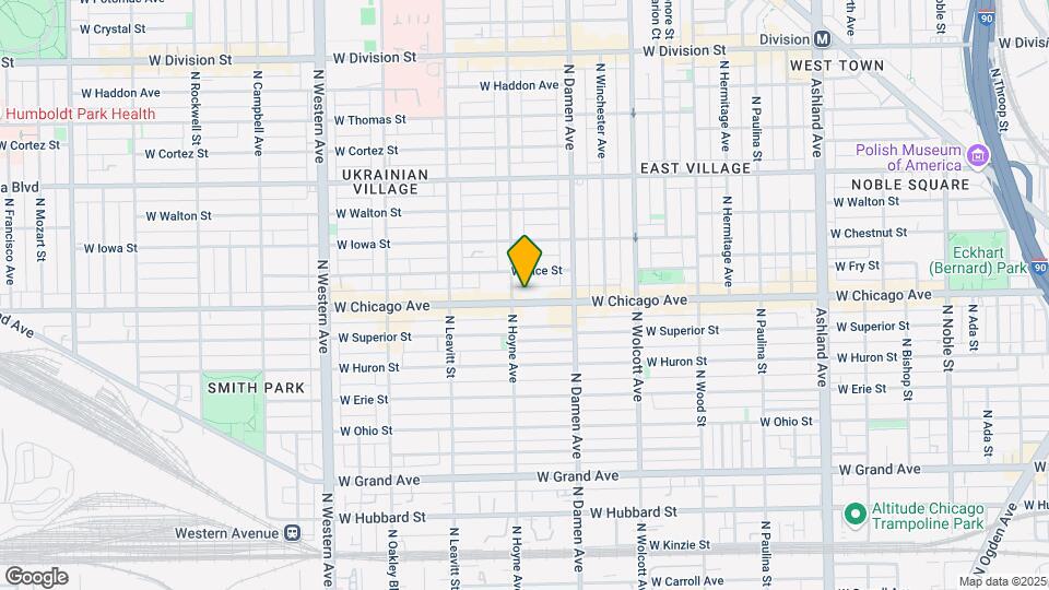 2048 W Chicago Ave Map and Location Details