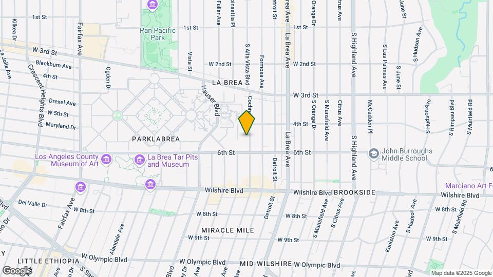 433 S Cochran Ave Map and Location Details