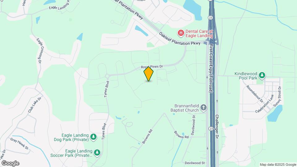 2103 Amberly Dr Map and Location Details