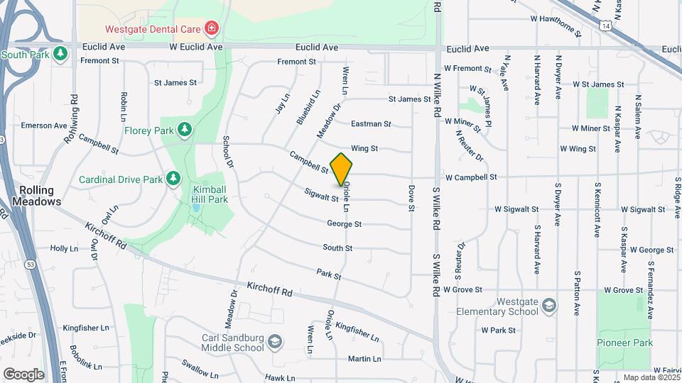 2605 Oriole Ln Map and Location Details