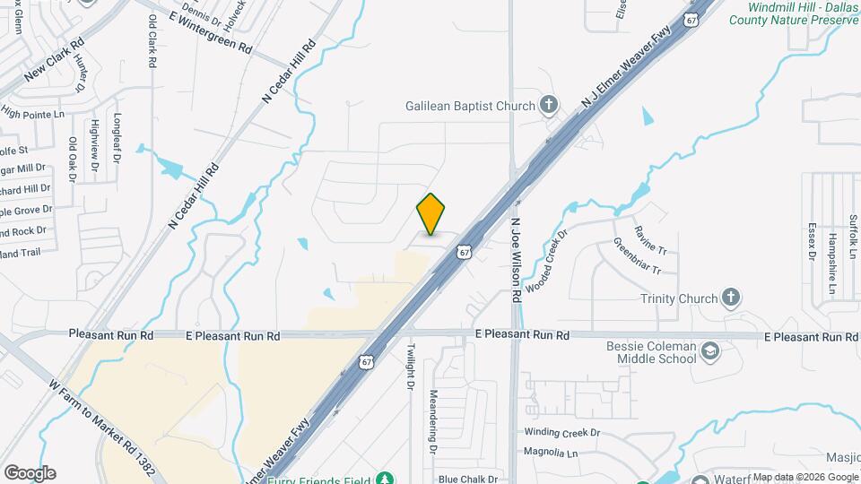 916 Cedar Terrace Map and Location Details