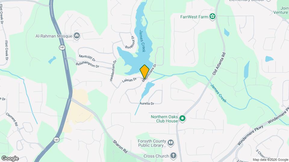 1305 Mountclaire Dr Map and Location Details