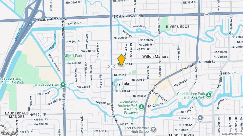 55 NE 25th St Map and Location Details