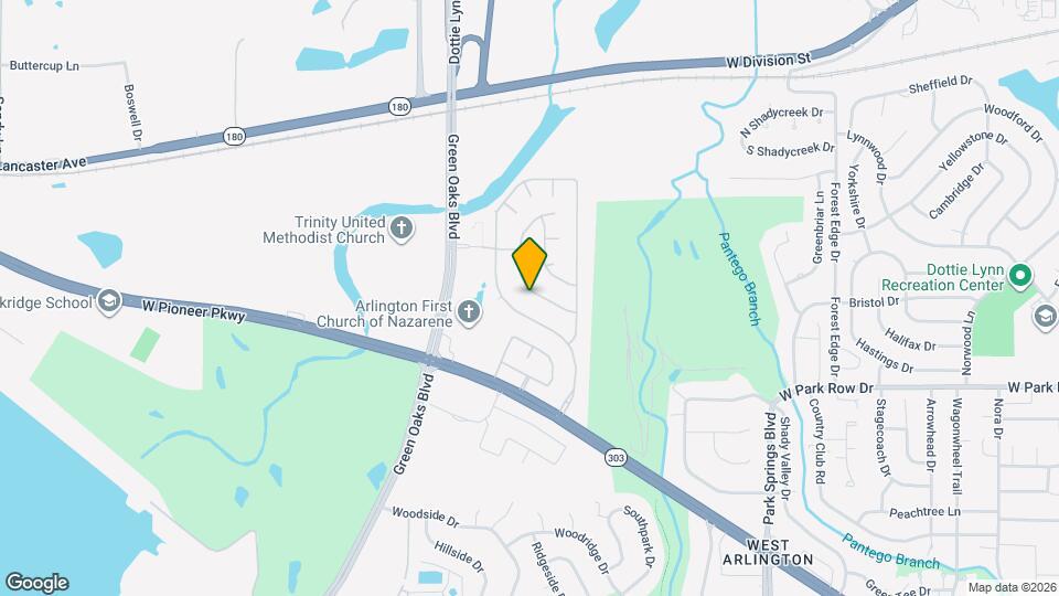 1314 Pegasus Dr Map and Location Details