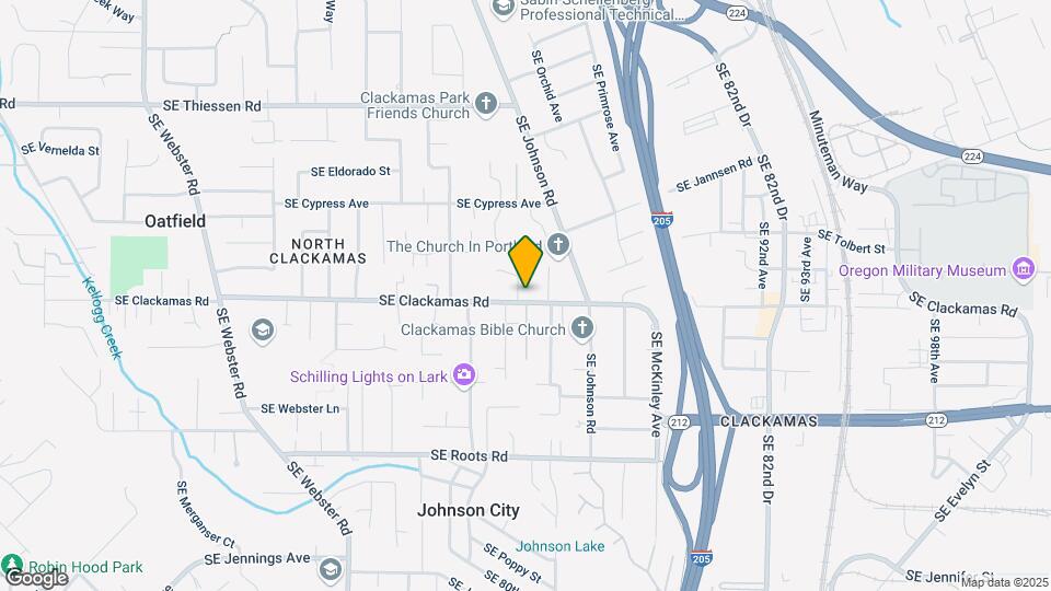 8235 SE Clackamas Rd Map and Location Details