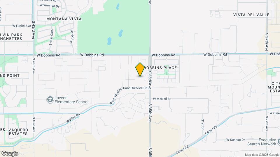 3537 W Monte Way Map and Location Details