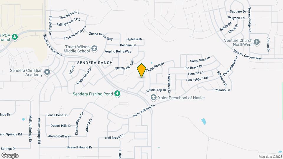 1104 Mustang Ridge Dr Map and Location Details