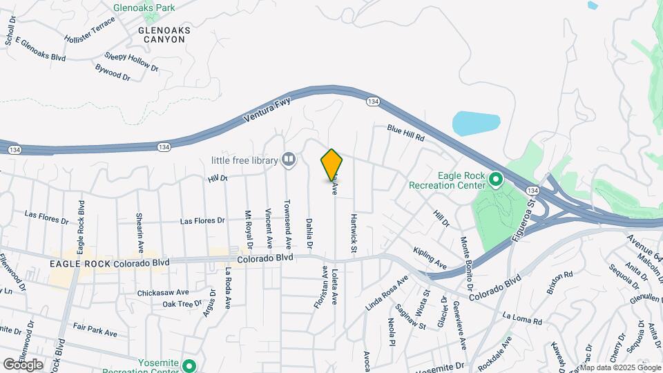 5265 Loleta Ave, Unit Half Map and Location Details