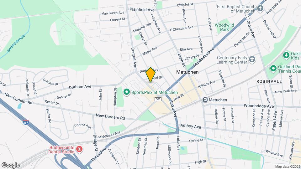 114 Central Ave Map and Location Details