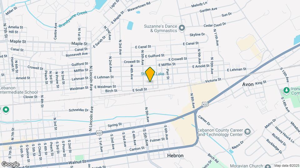 517 E Weidman St Map and Location Details