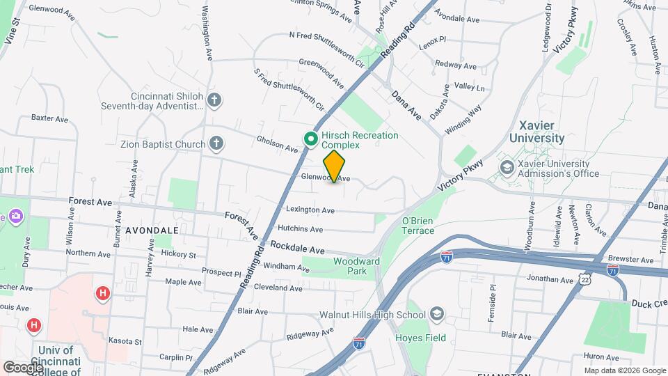 851 Glenwood Ave, Unit Apt 4 Map and Location Details