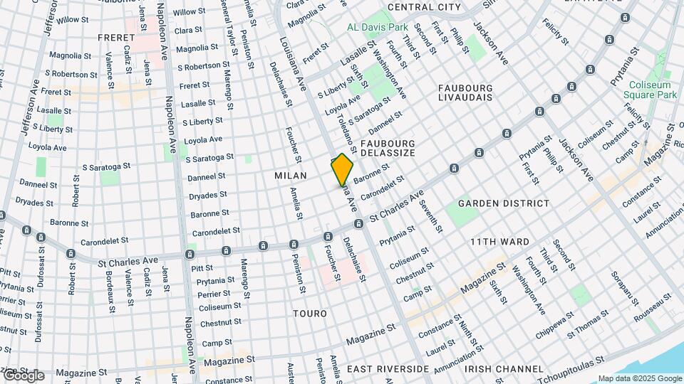 1724 Louisiana Ave Map and Location Details