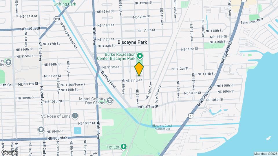 903 NE 111th St Map and Location Details