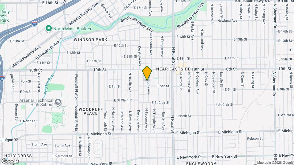 912 N Tacoma Ave, Unit 912 Mapa y Detalles de la Ubicación