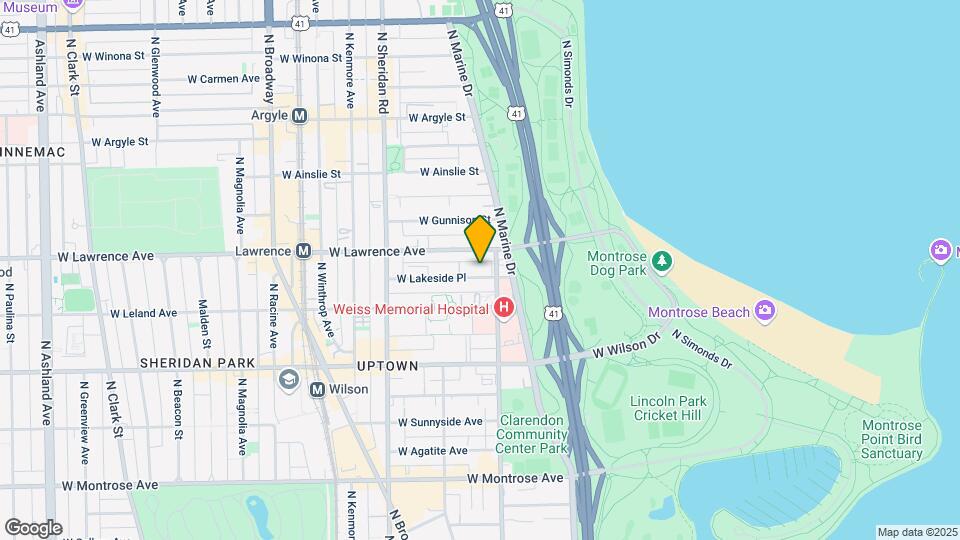 816 W Lakeside Pl Map and Location Details