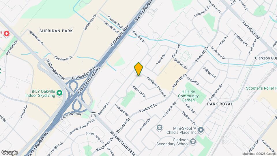 1560 Sandgate Crescent Map and Location Details