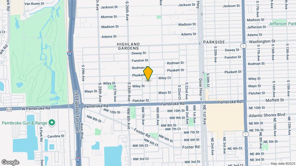 1420 S 24th Ter Map and Location Details