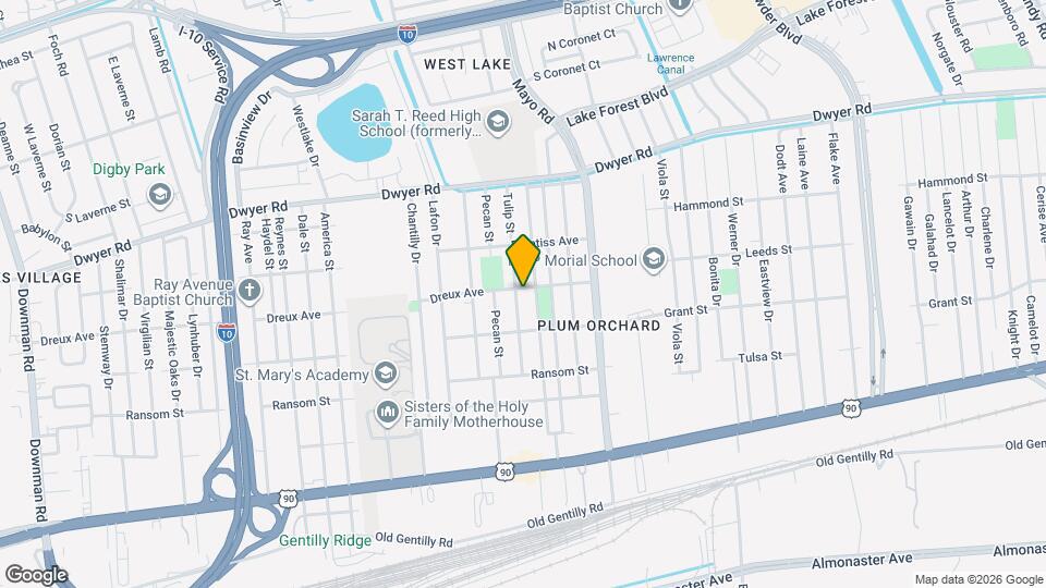 4757 Tulip St Map and Location Details