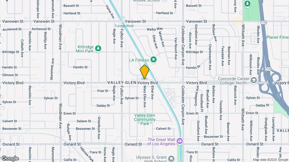 13135 Victory Blvd Map and Location Details